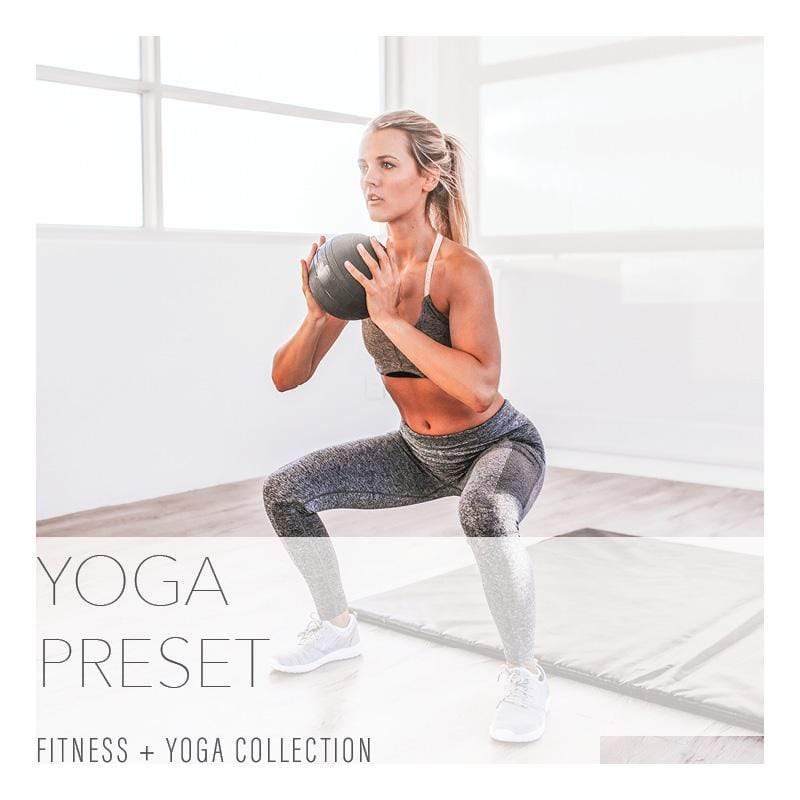Fitness + Yoga Mobile Lightroom Presets Collection