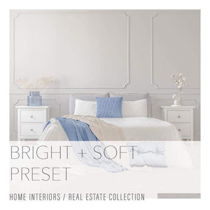 Home Interior Design + Real Estate Lightroom Presets Collection